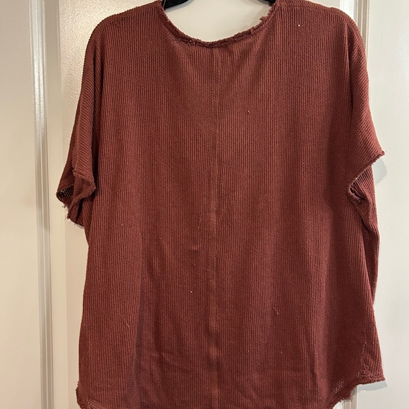 Urban Outfitters Terracotta Short Sleeve Top - Picture 5 of 5